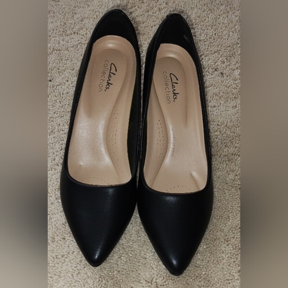 Clarks Kataleyna Gem Leather Heels Women's Sz 10M. New Without Box